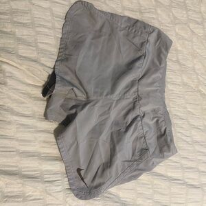 Nike Gray Athletic Shorts Lightweight Quick-Dry